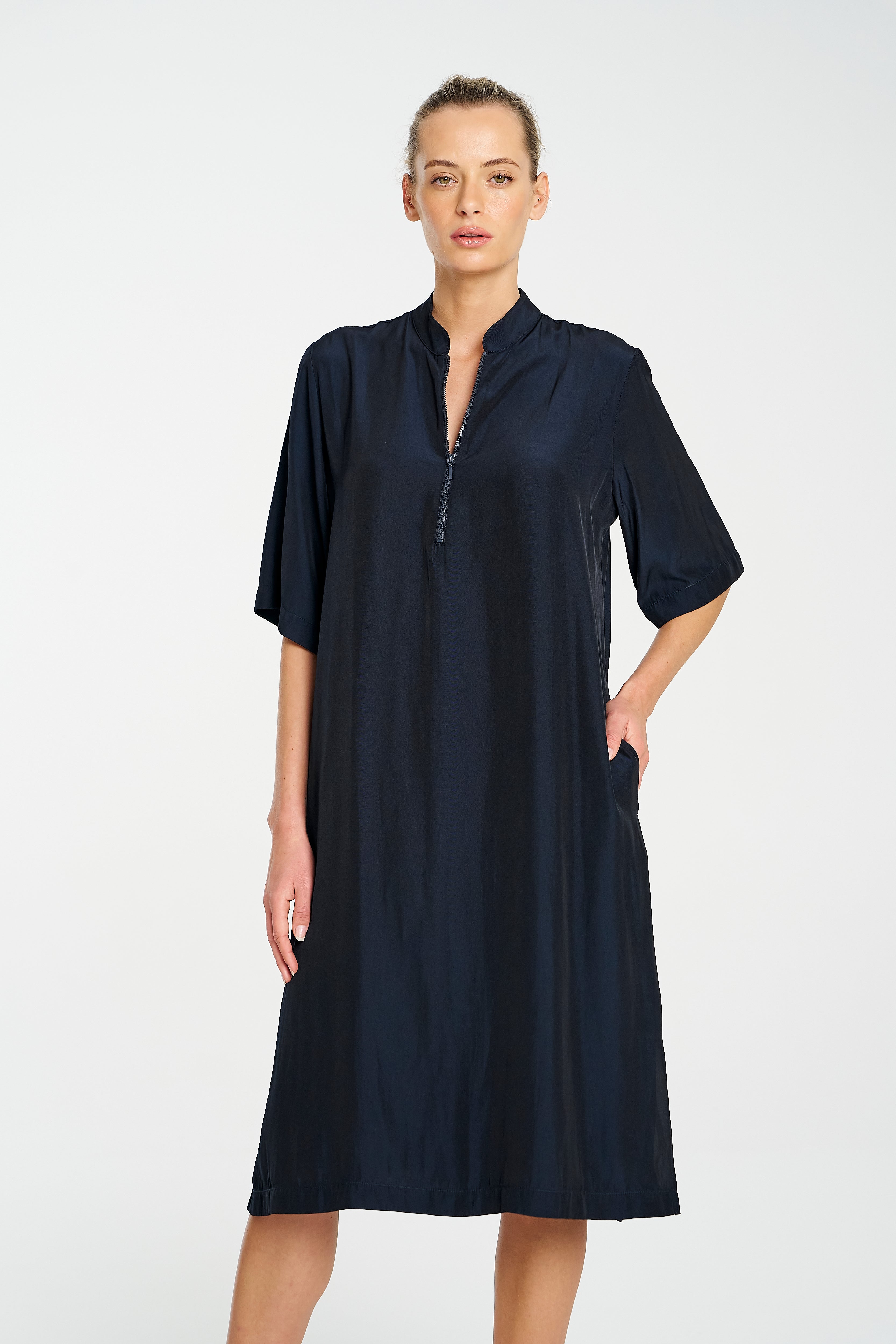 Zip Plaza Dress