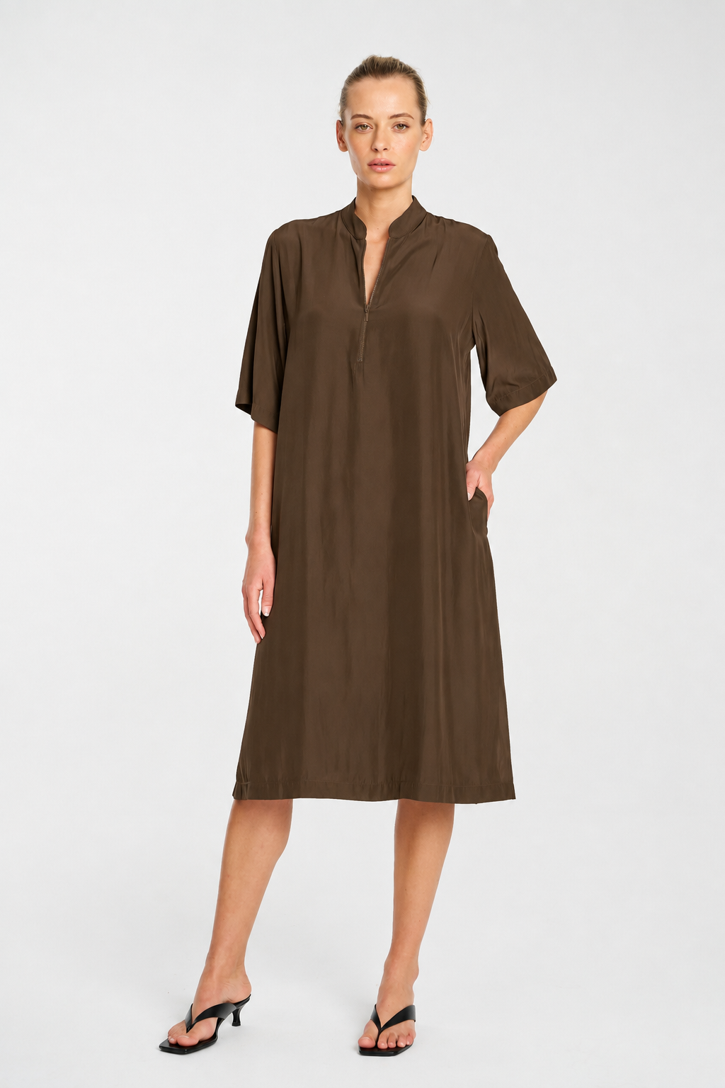 Zip Plaza Dress