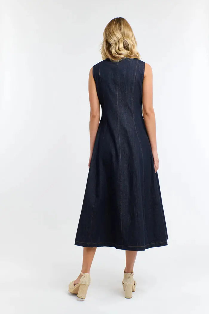 Olsen Denim Zip Dress 365 Days