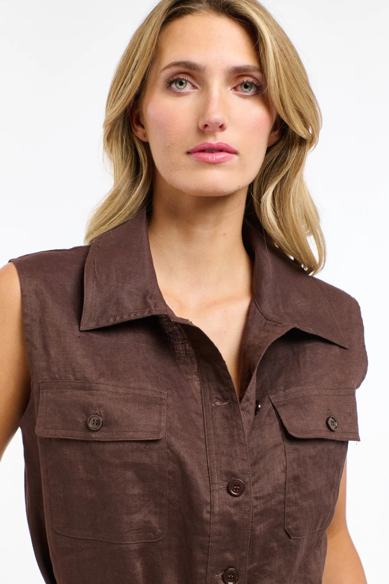 Perry Linen Vest 365 Days