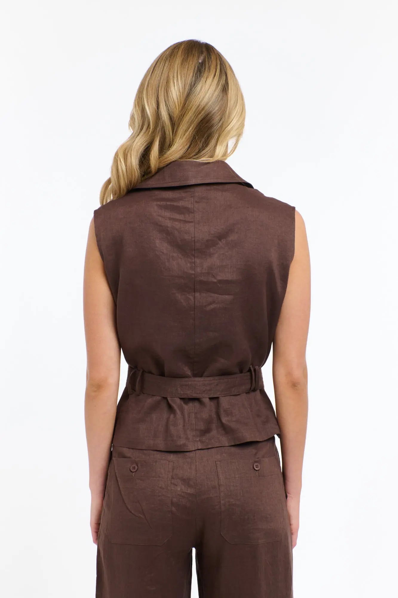 Perry Linen Vest 365 Days