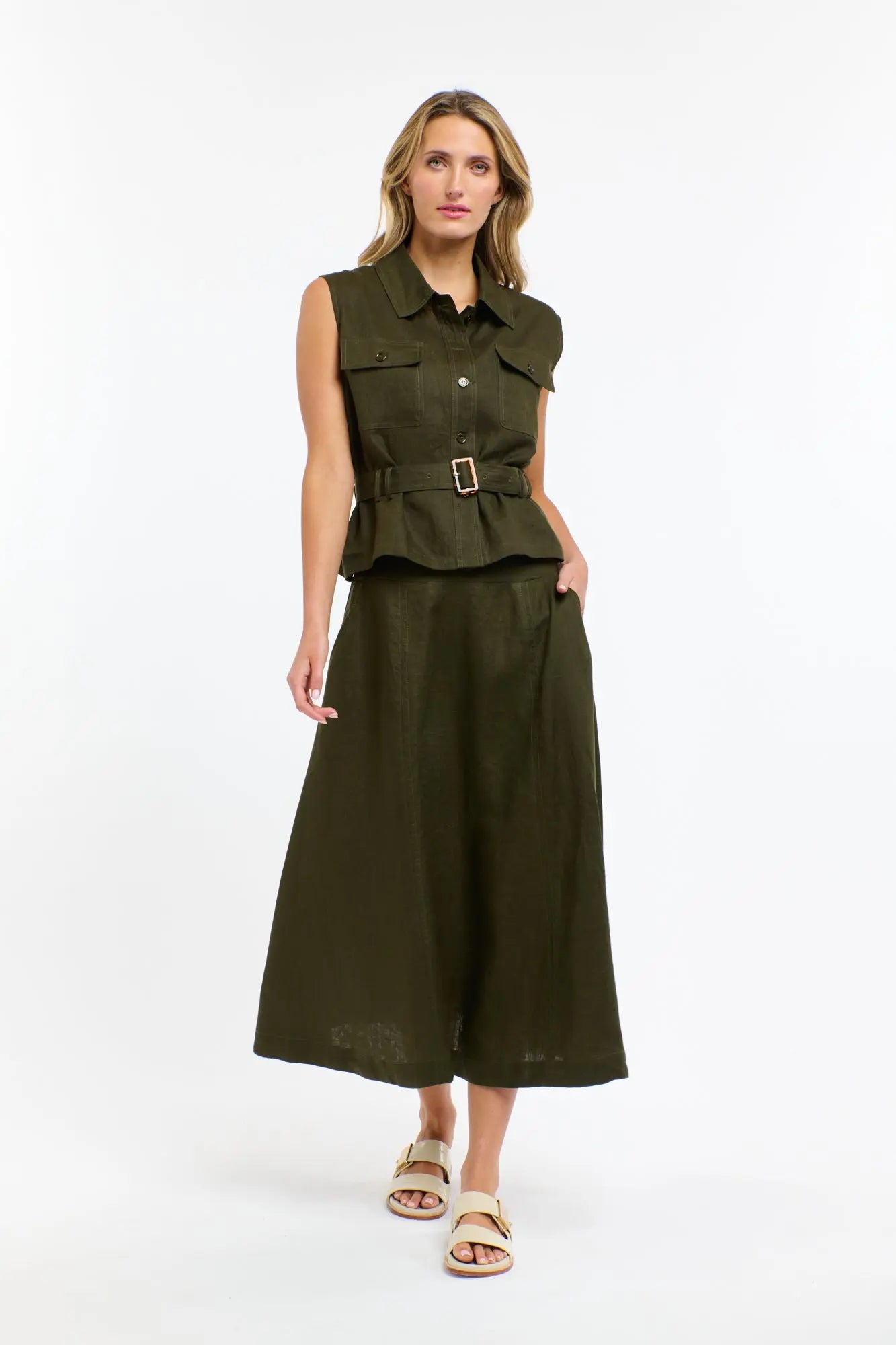 Perry Linen Vest 365 Days