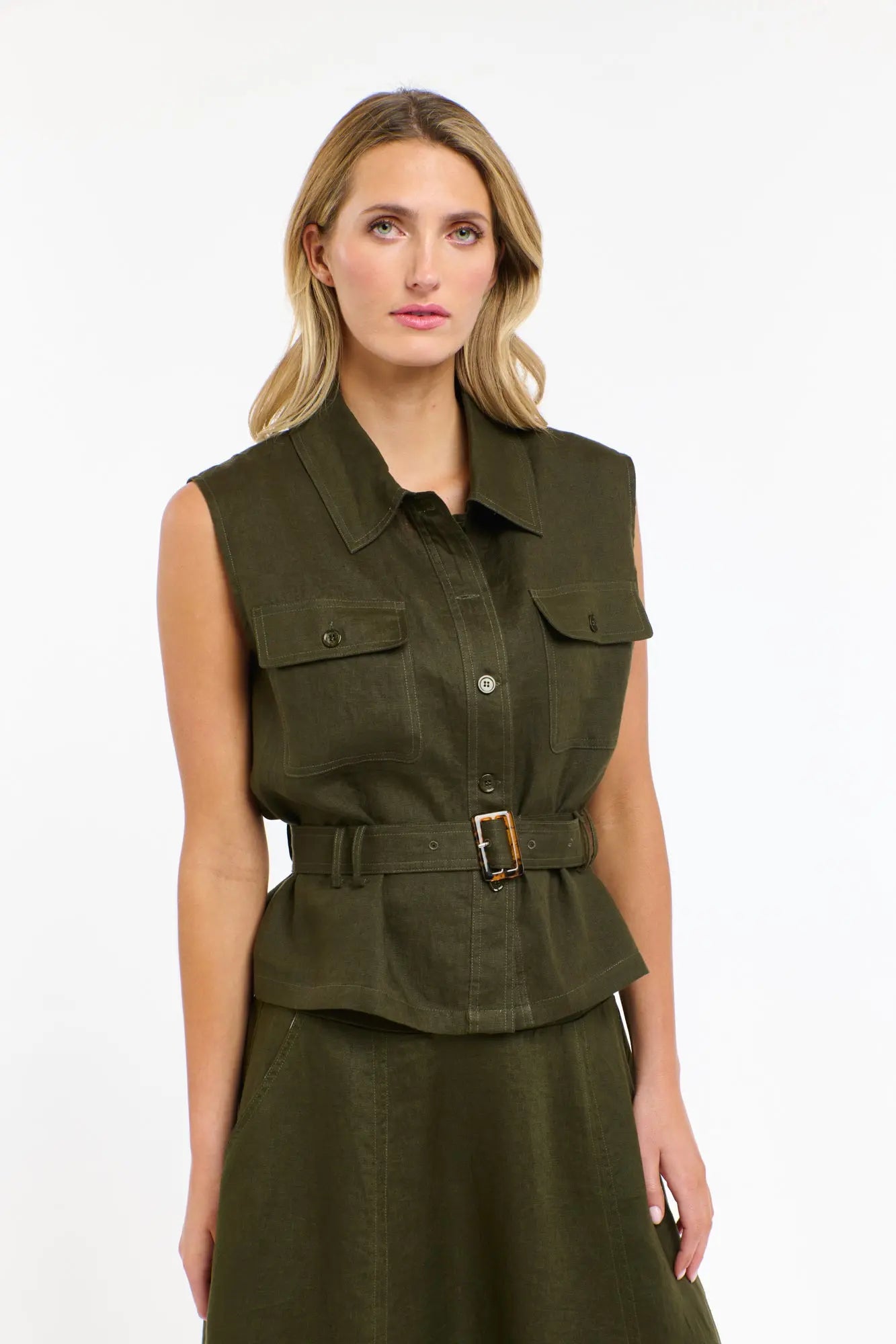 Perry Linen Vest 365 Days