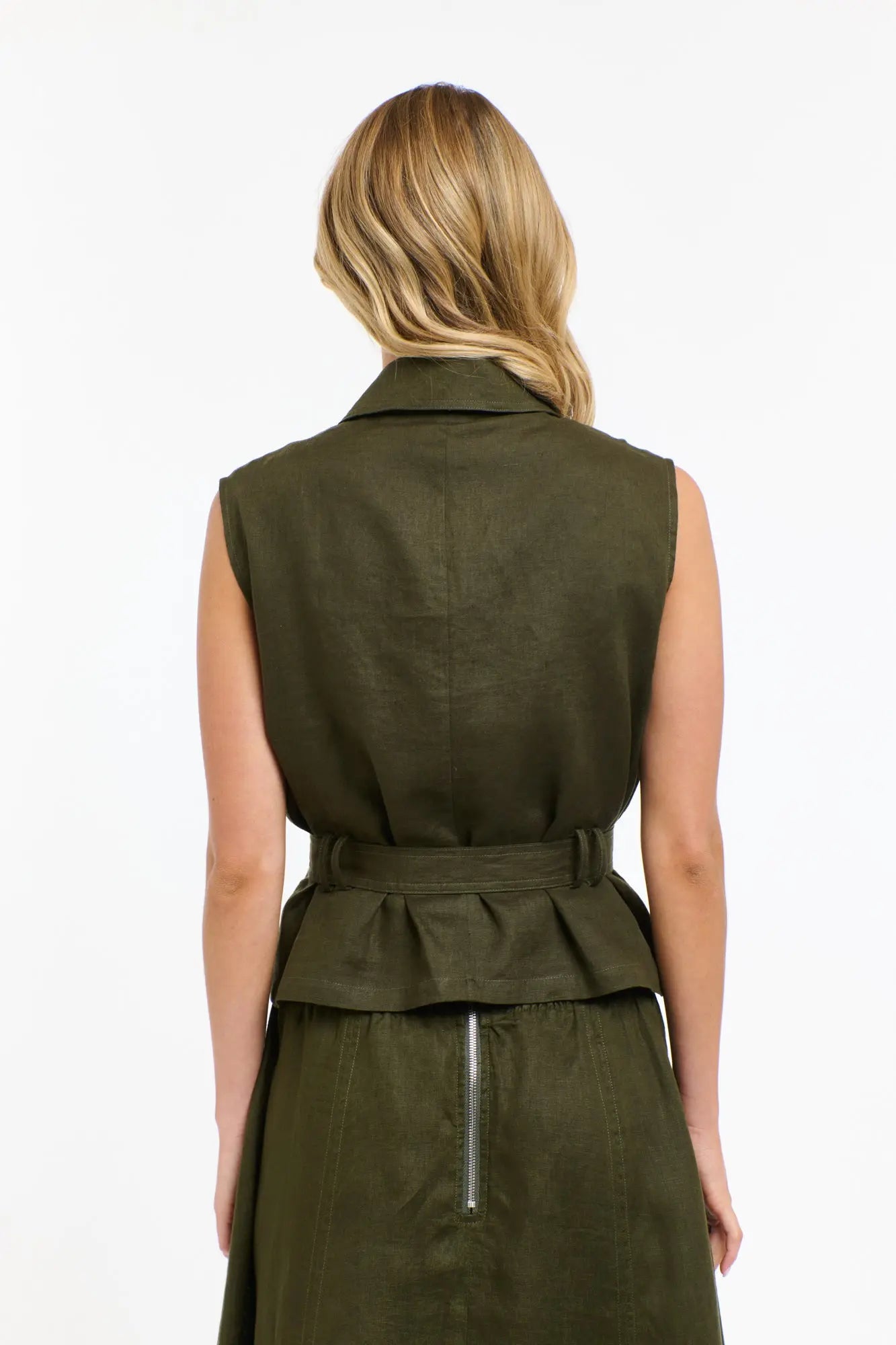Perry Linen Vest 365 Days
