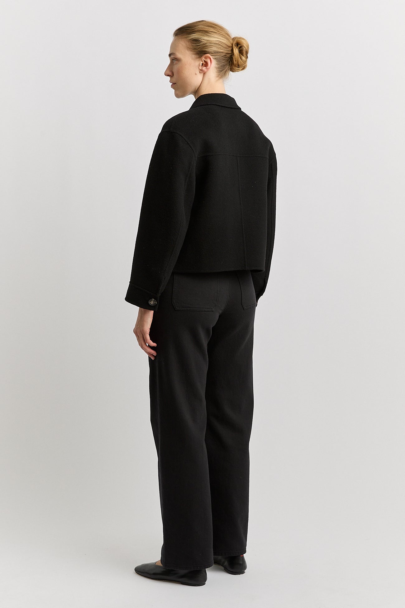 Button Front Wool Jacket