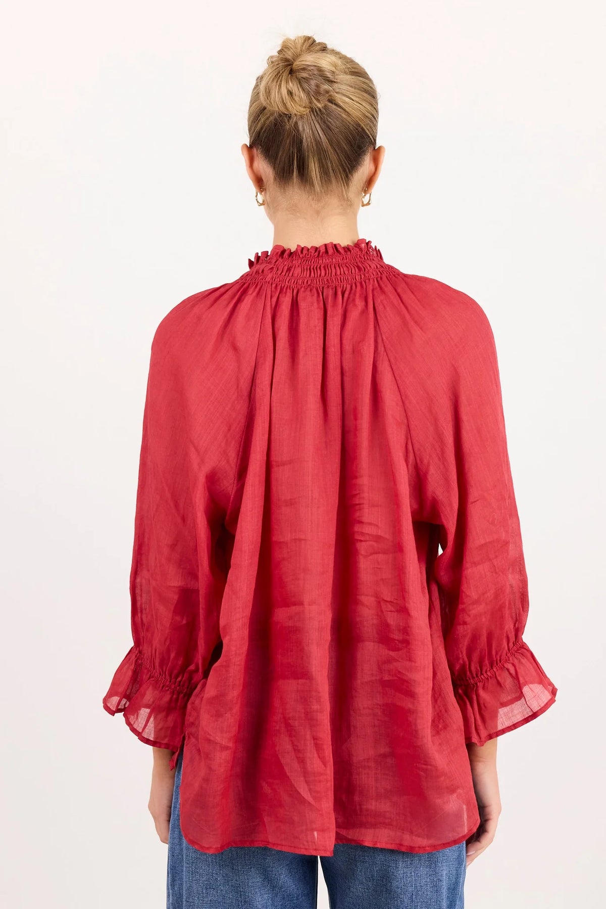 Among the Brave Odyssey Georgette Top - view 12
