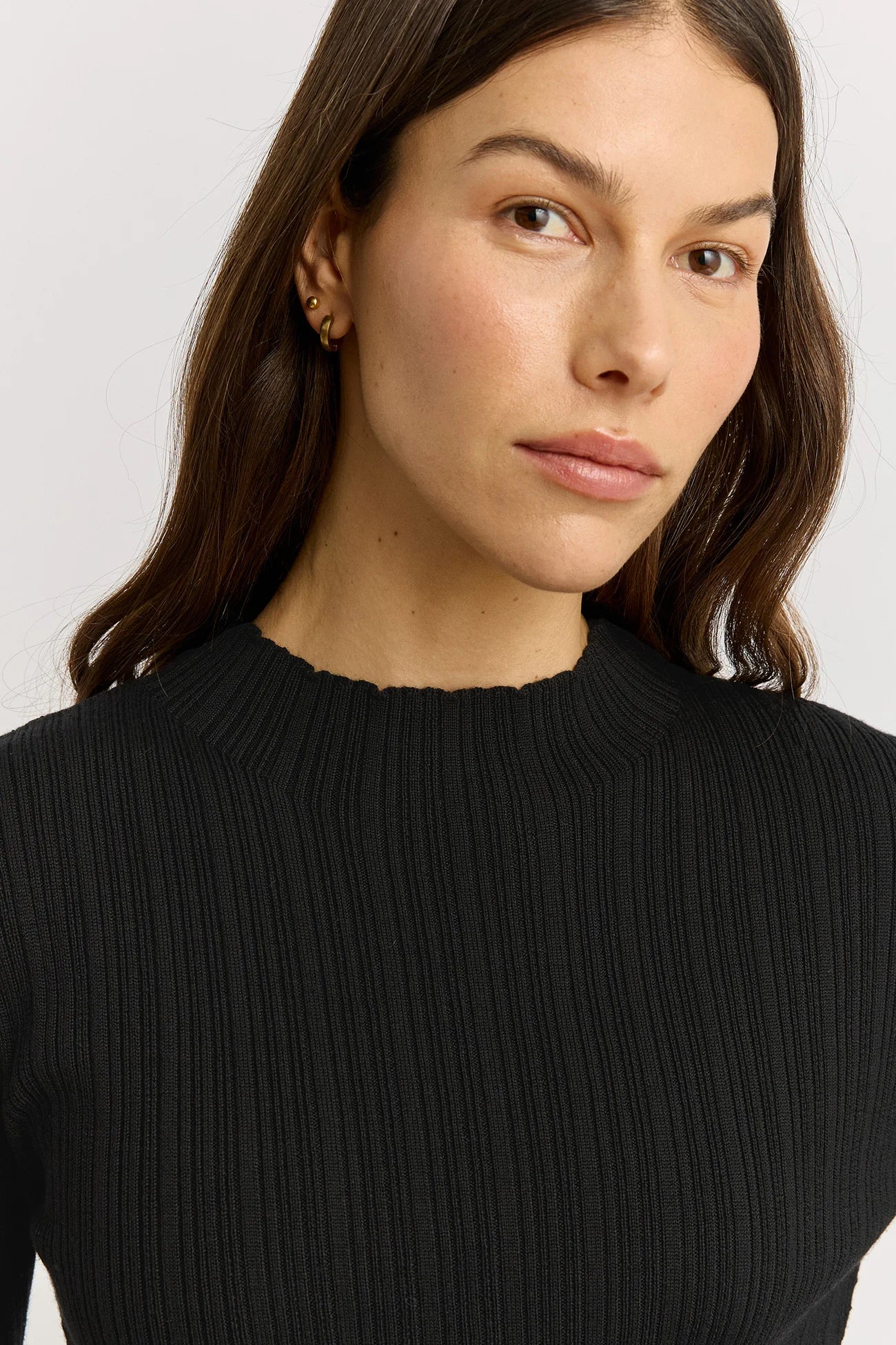 VARIEGATED RIB TOP