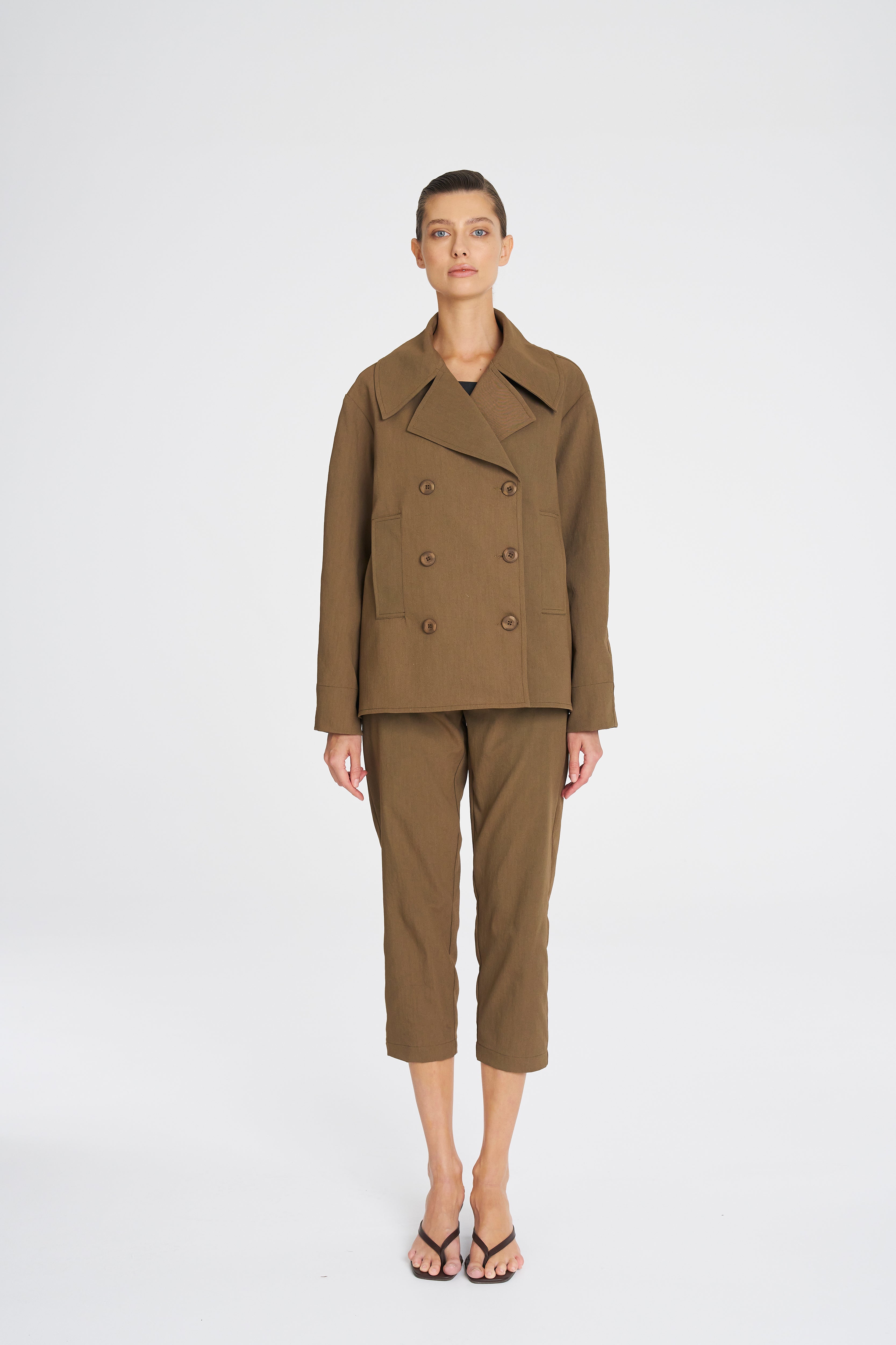 Tapered Flat Pant