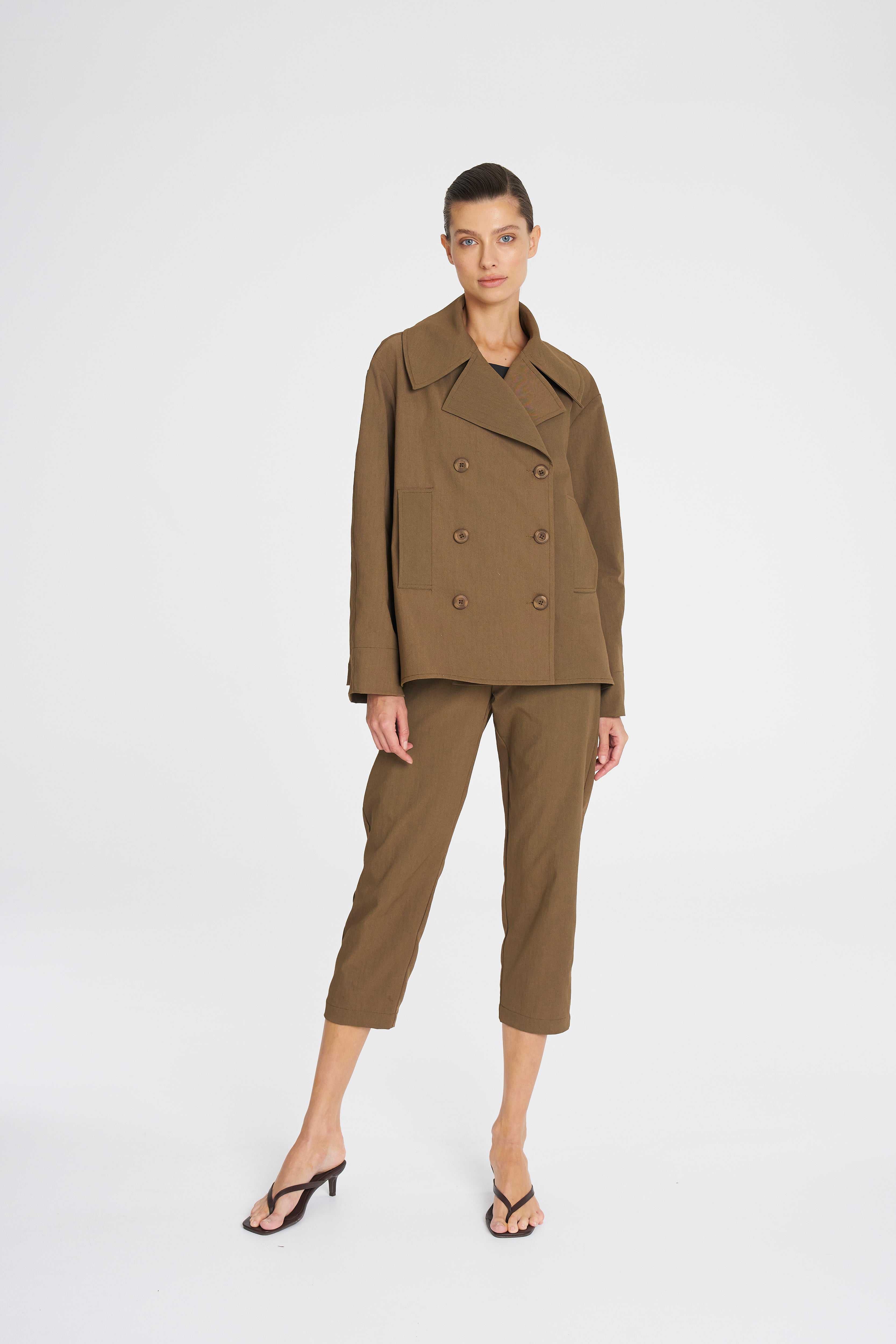 Tapered Flat Pant