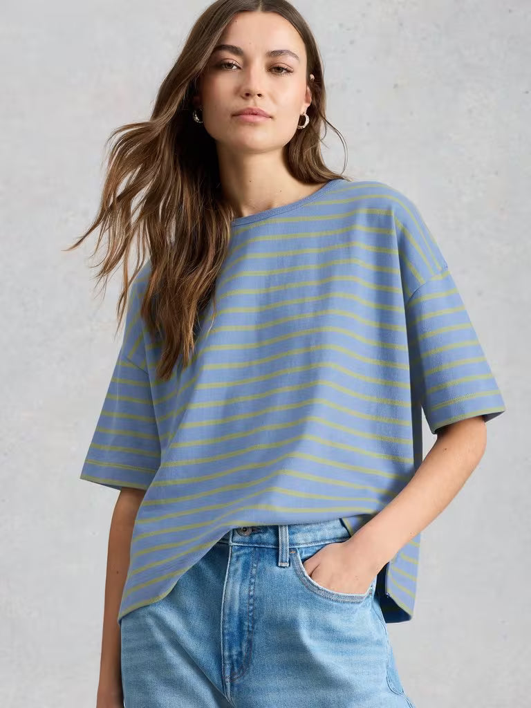 Kat Stripe Tee