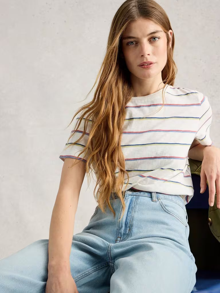 Clara Stripe Short Sleeve Tee