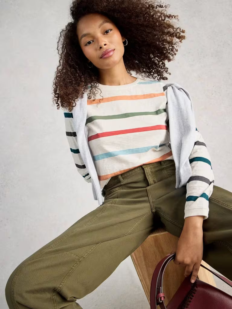 Clara Ls Stripe Tee