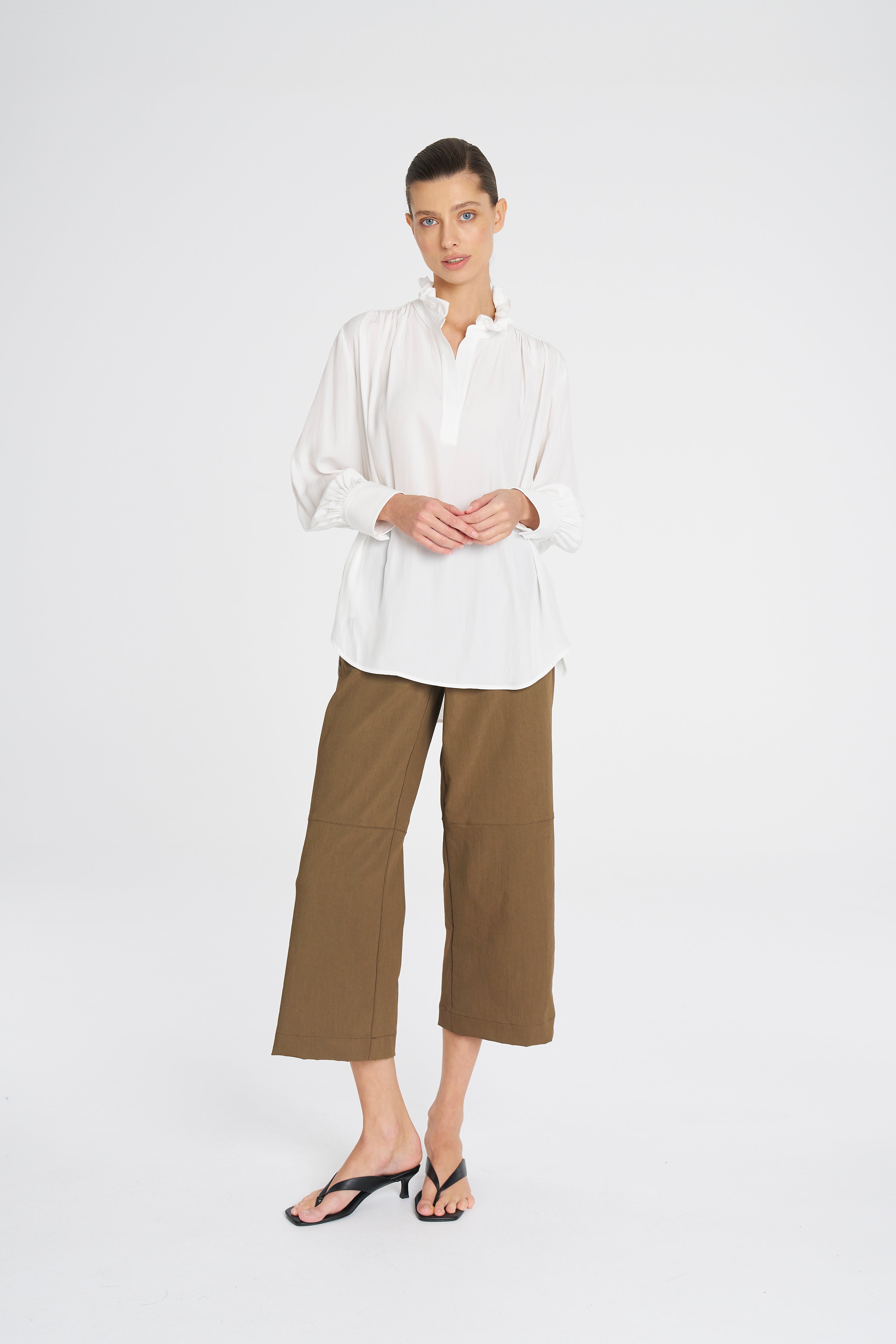 Frill Neck Blouse