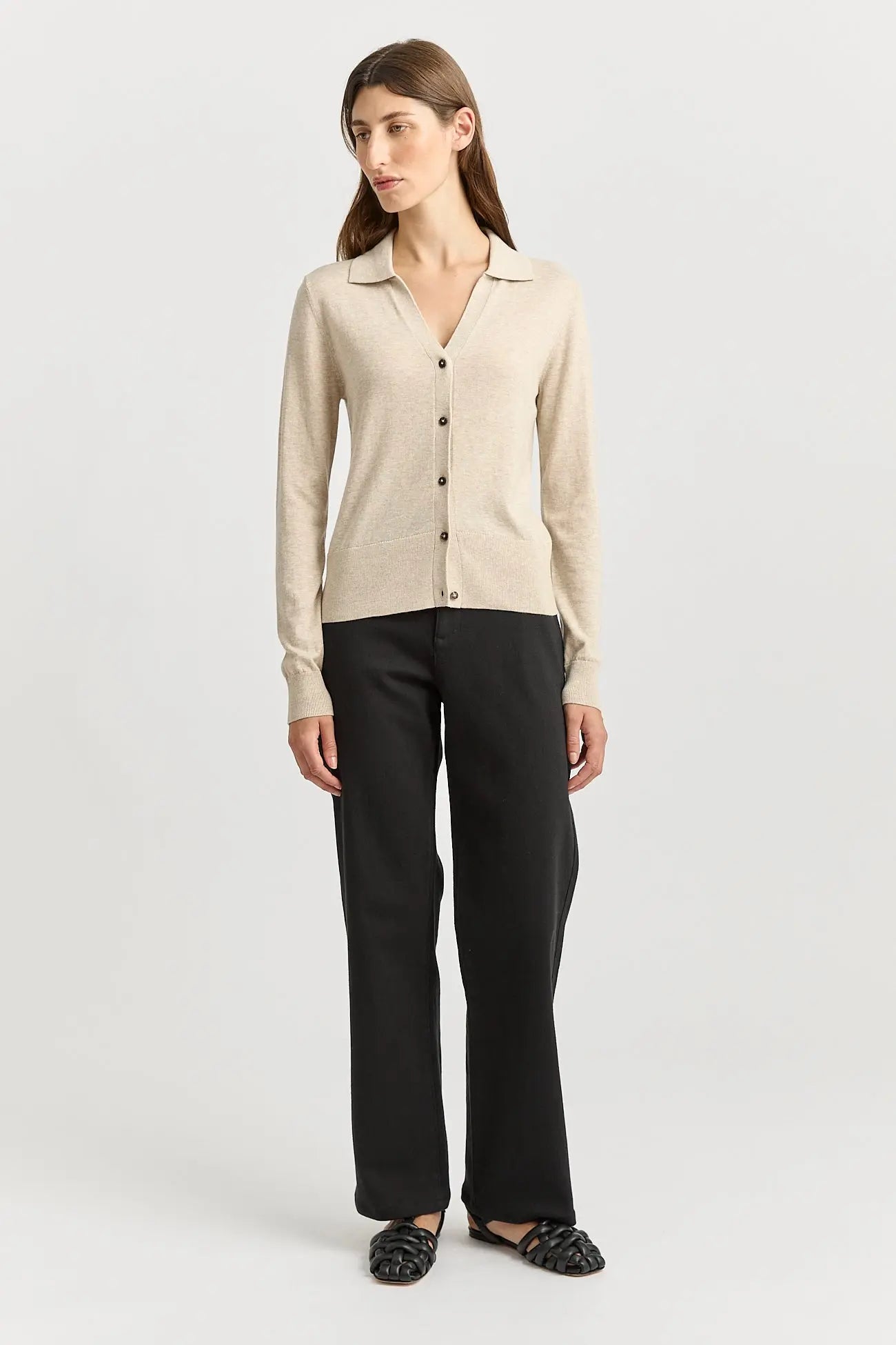 Fine Collar Cardigan Toorallie