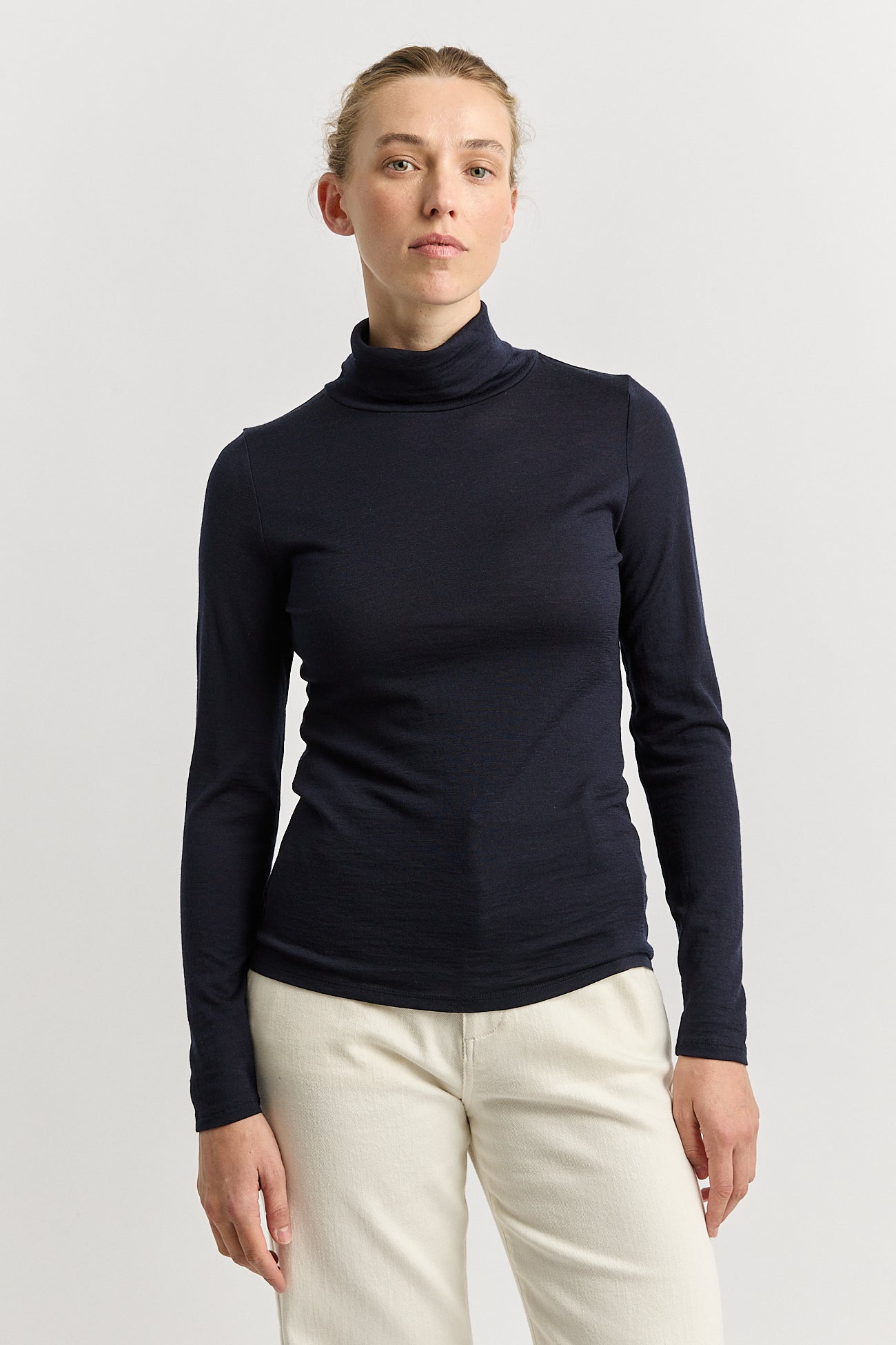 Turtle Neck Merino Tee