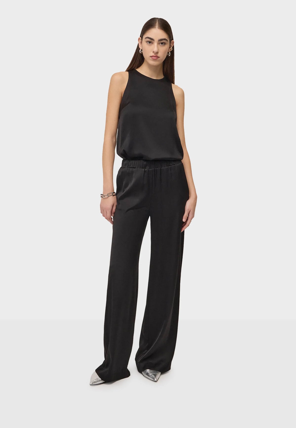 Satin Palazzo Pant