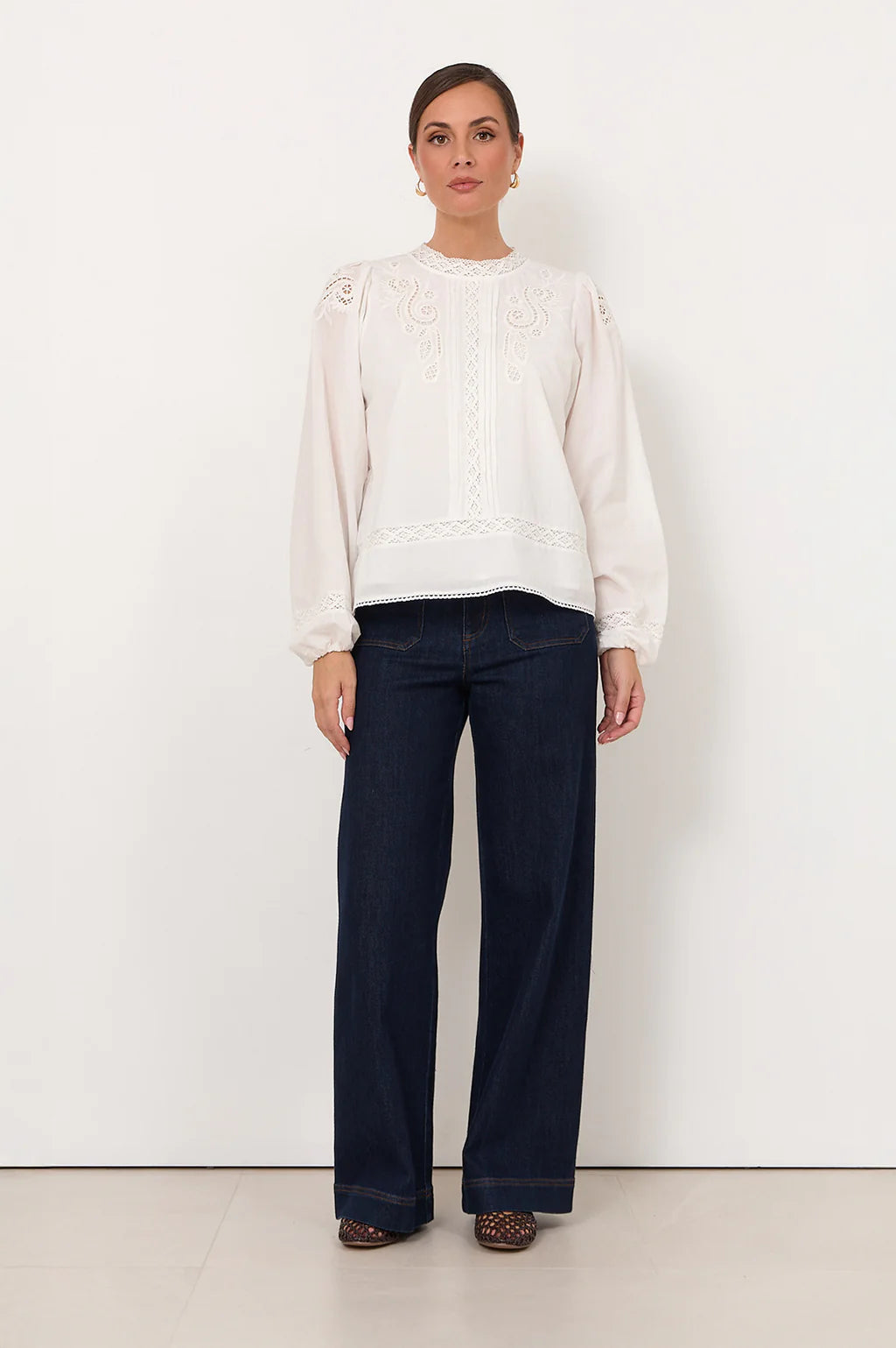 Lou Cut Out Lace Top