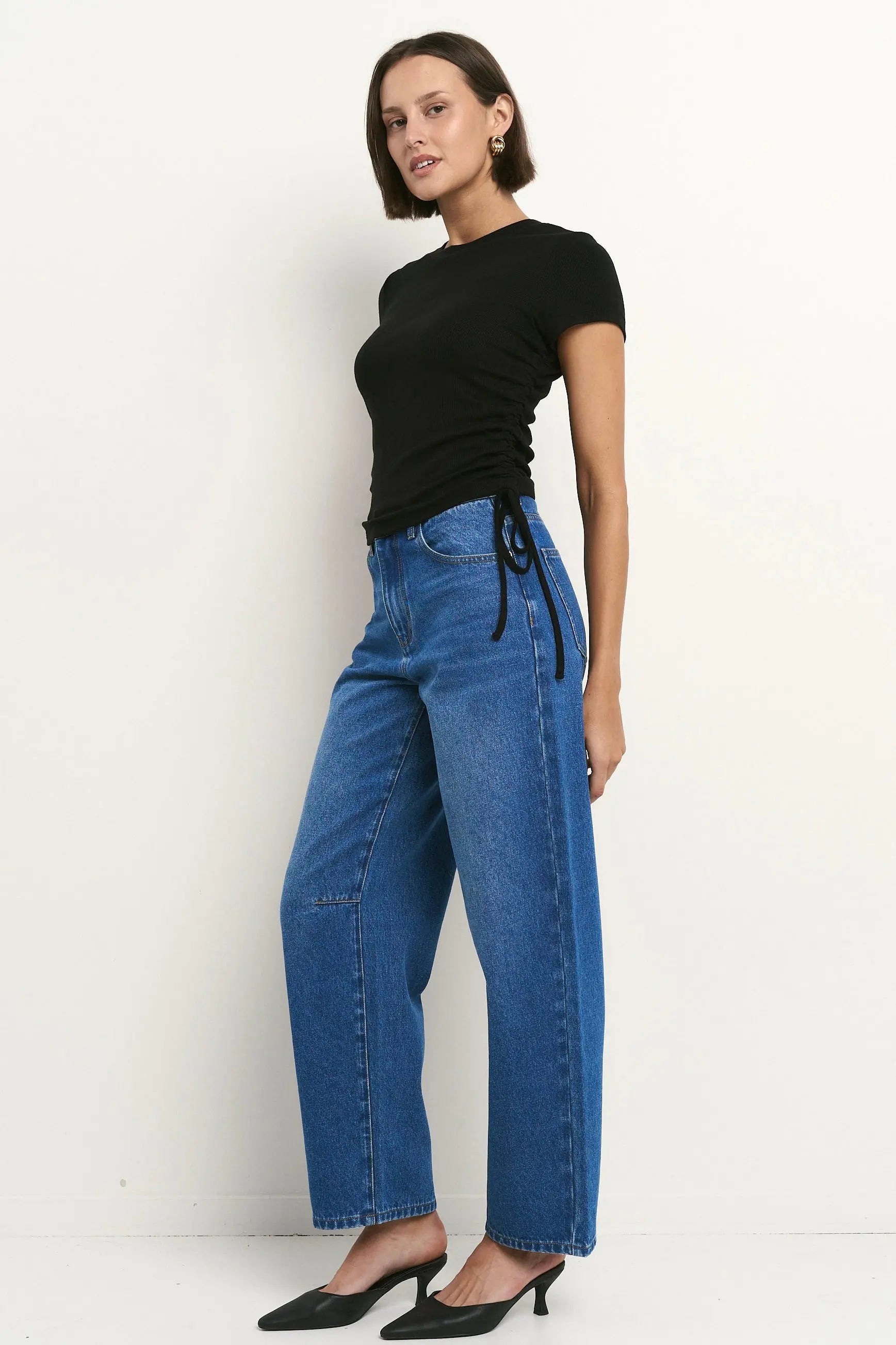 Berlin Mid Barrel Leg Jean ReUnion Label