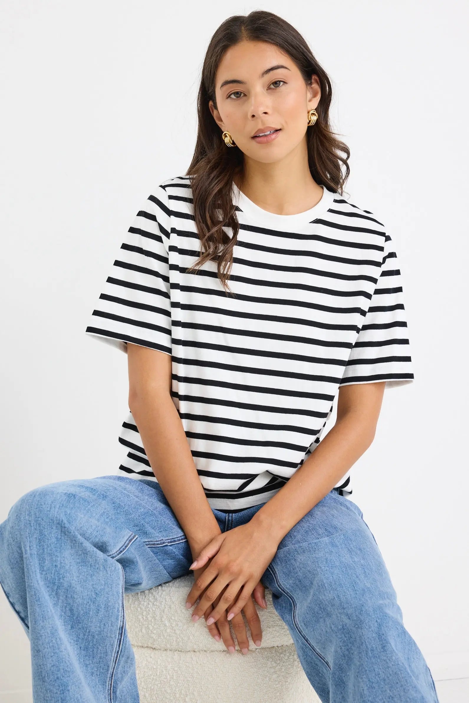 Binding Boxy Fit Tee ReUnion Label