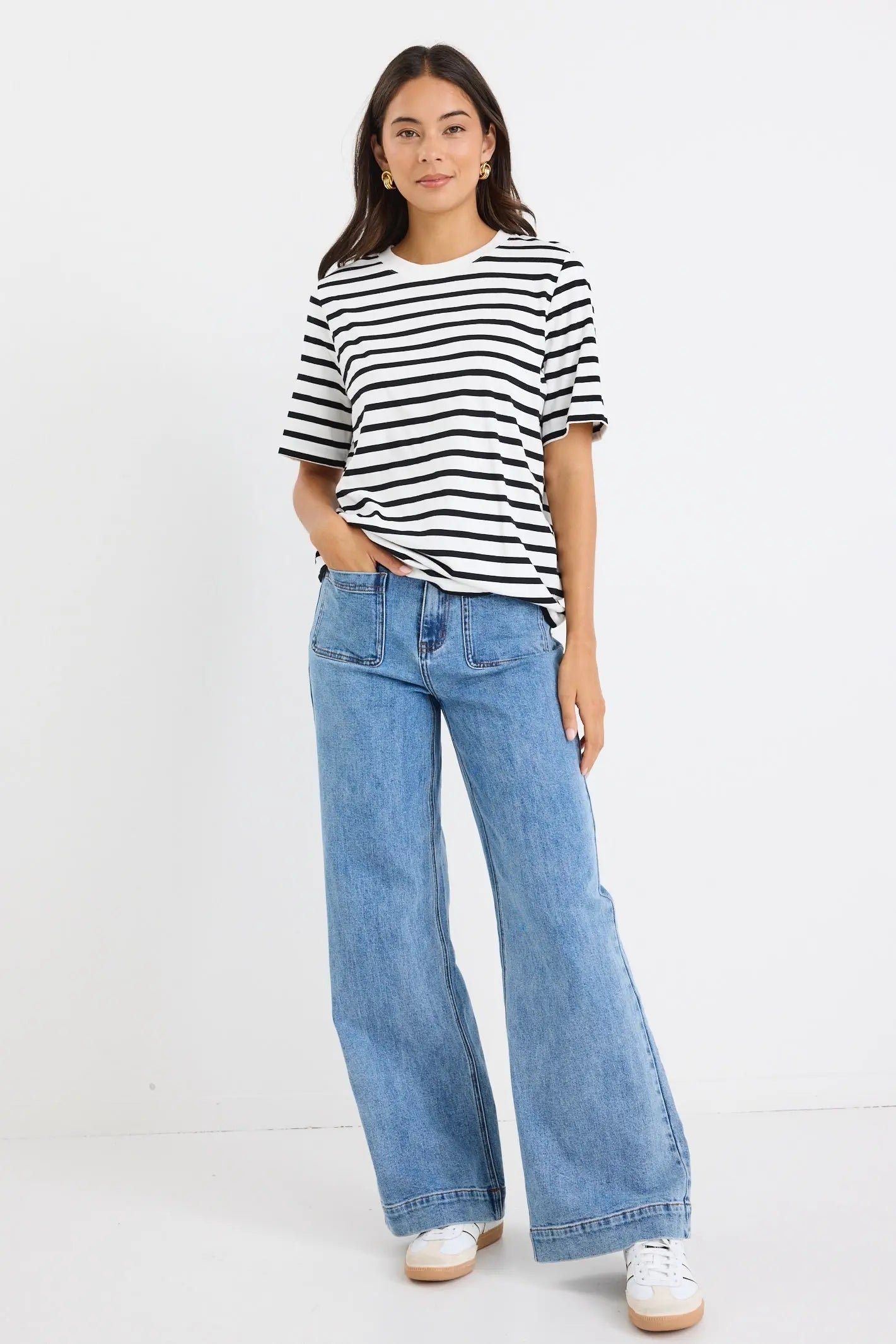 Binding Boxy Fit Tee ReUnion Label