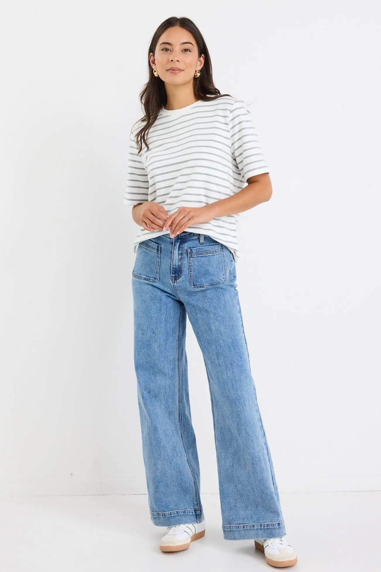 Binding Boxy Fit Tee ReUnion Label