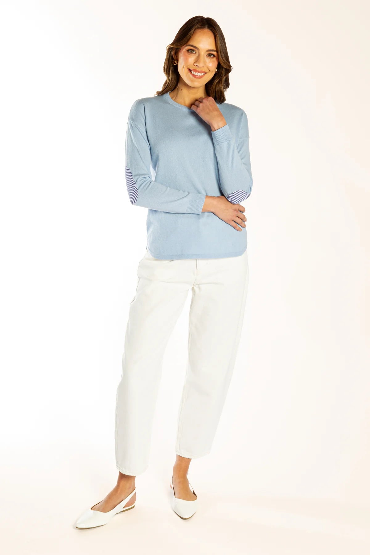 Swing Jumper with Patches