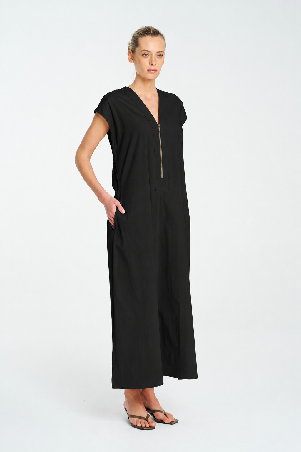 Zip Slice Dress