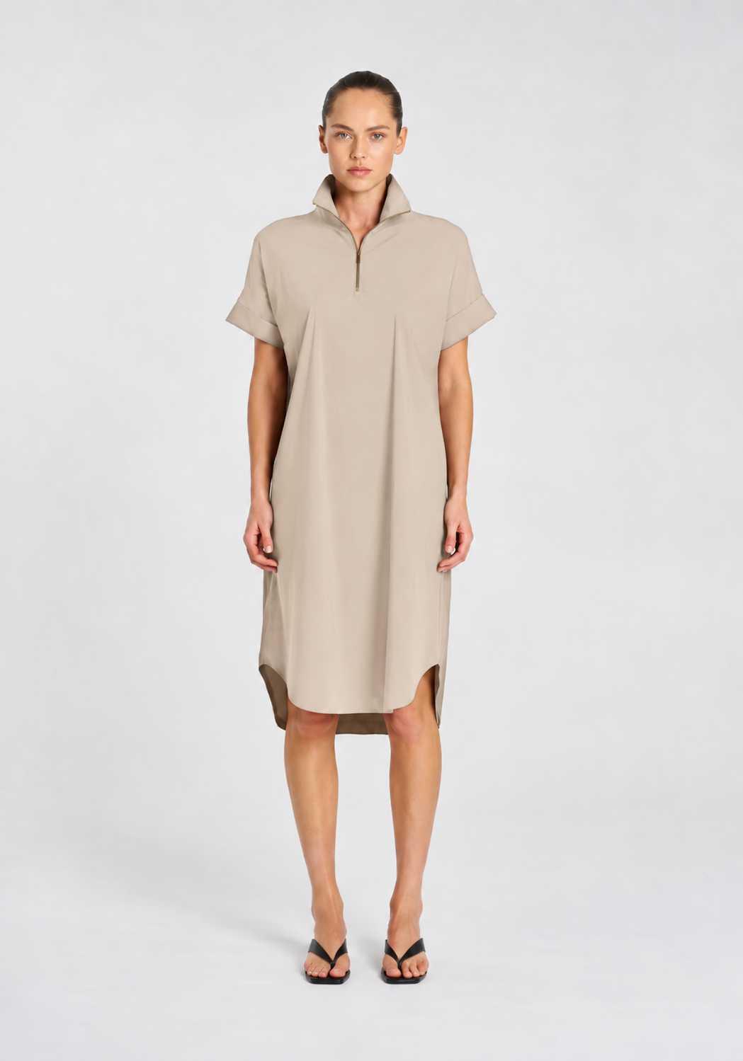 Half Zip Dress