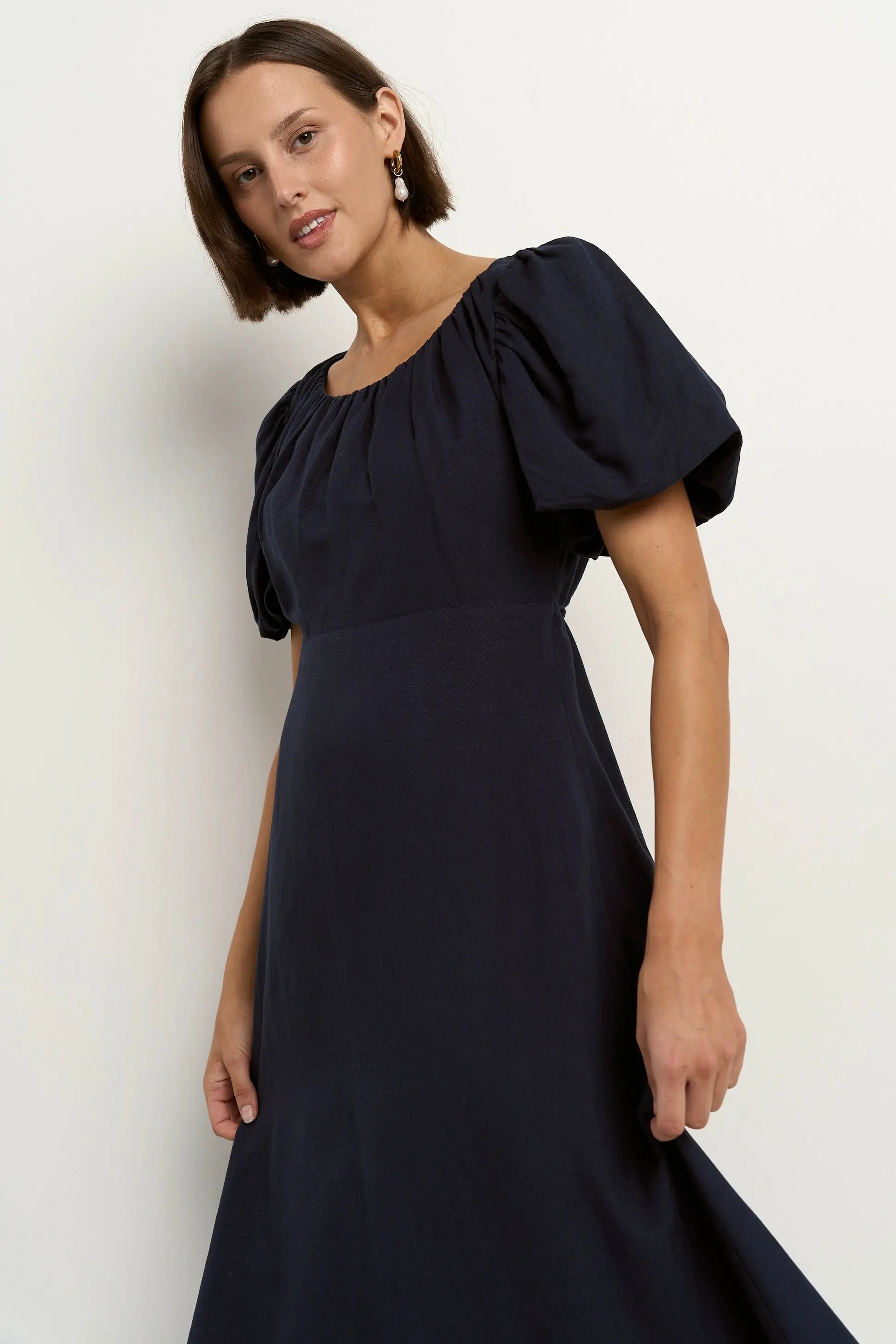 Chorus Puff Sleeve Maxi Dress Stories Be Told