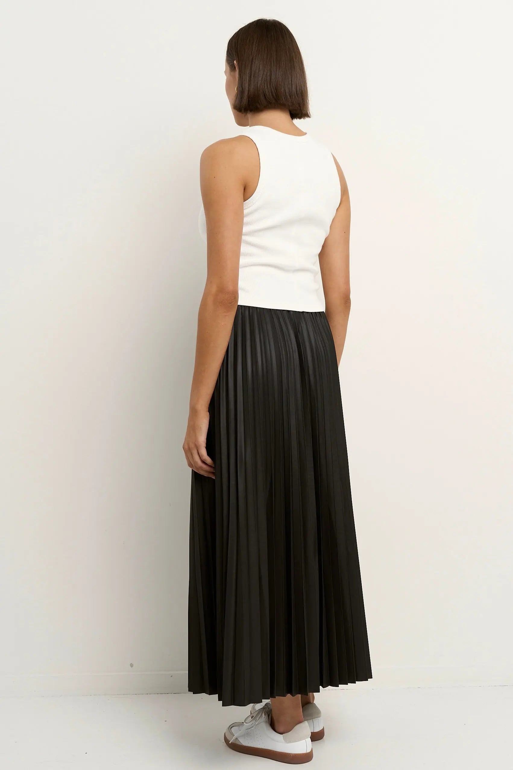 Crystalised Pleated Midi Skirt Among the Brave