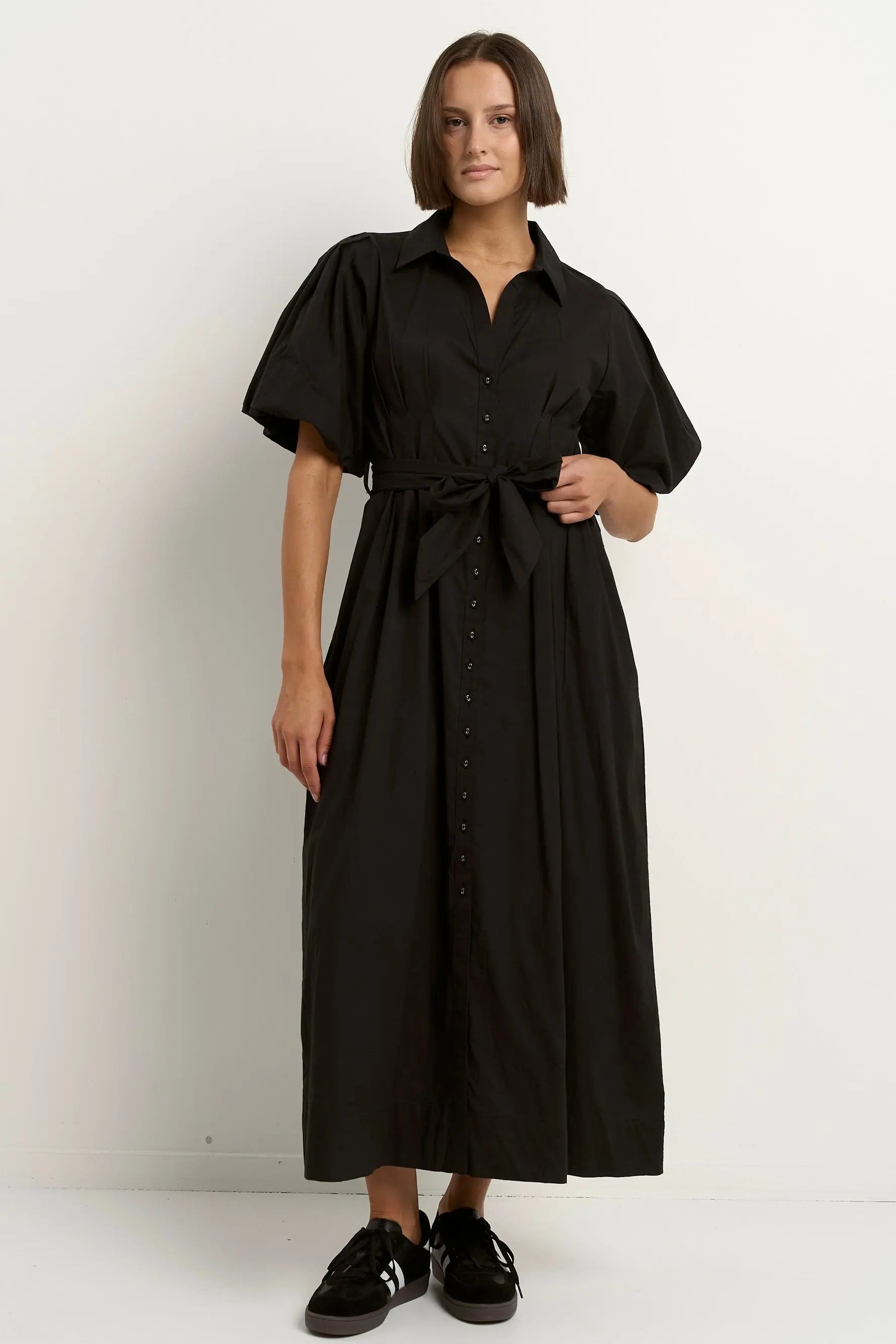 Dusk Puff Sleeve Maxi Dress Among the Brave