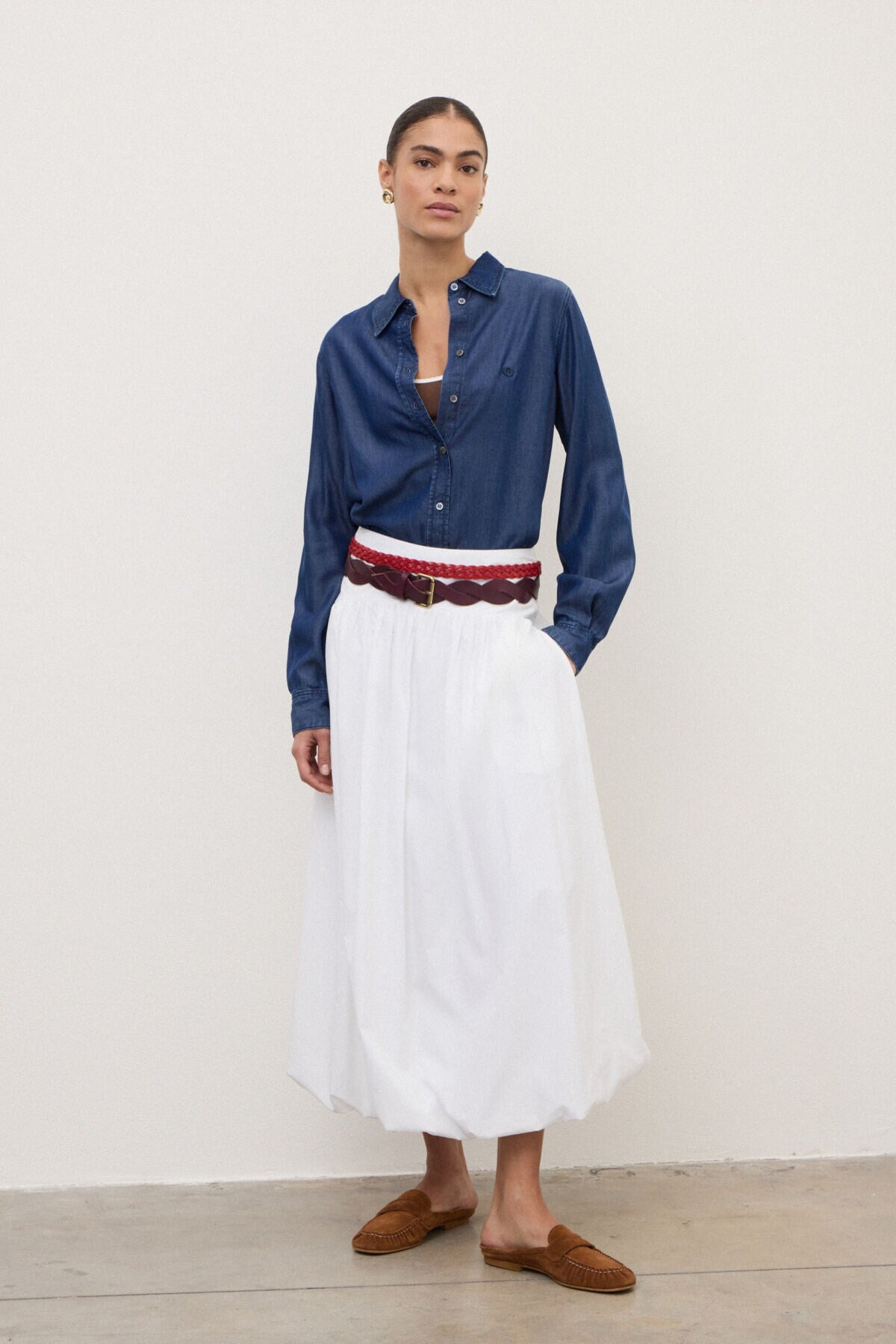 Jea Denim-effect Shirt