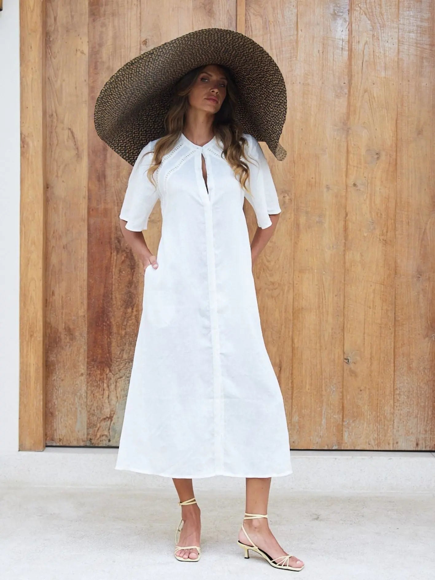 Lace Trim Dress State of Embrace