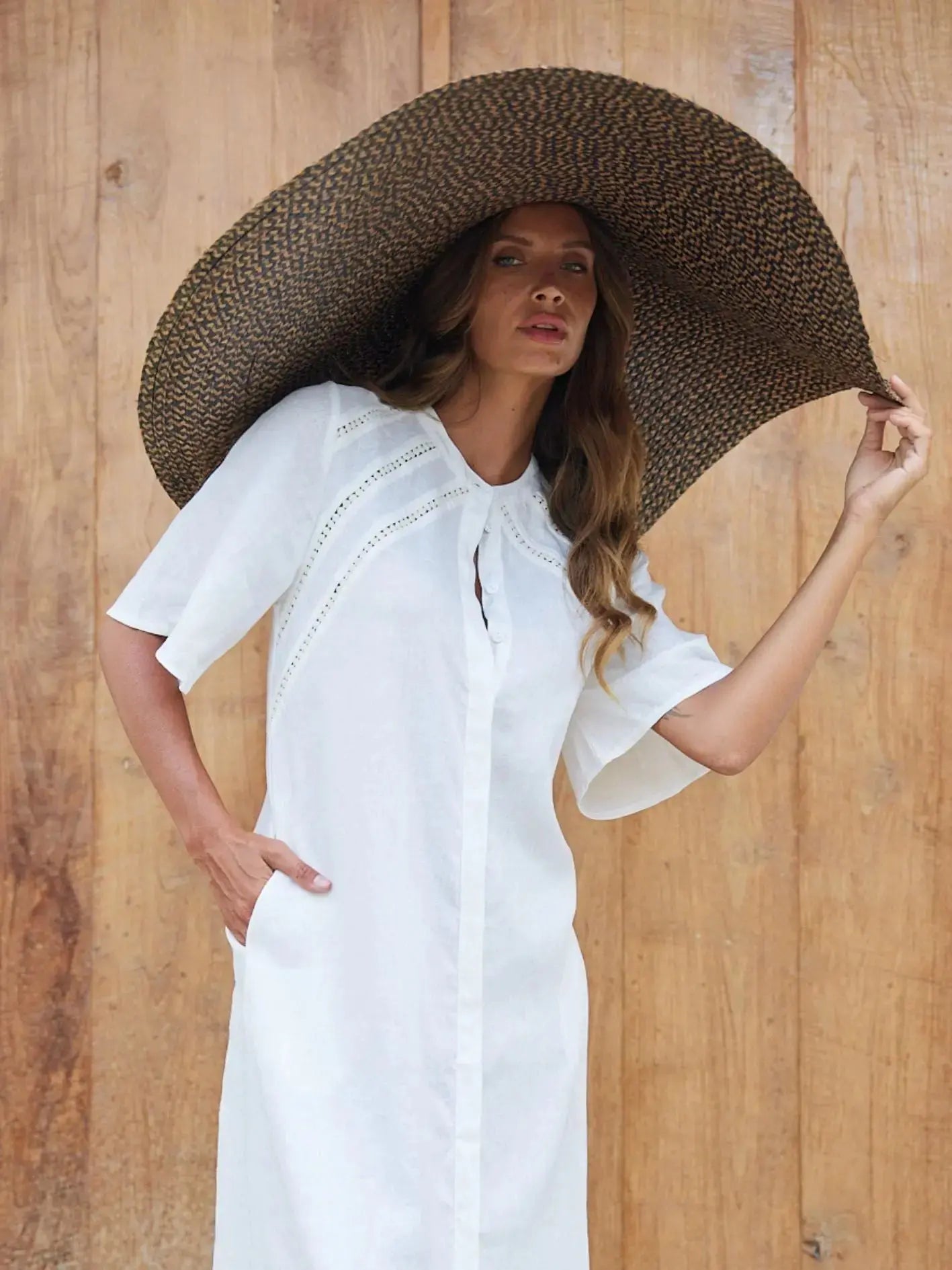 Lace Trim Dress State of Embrace