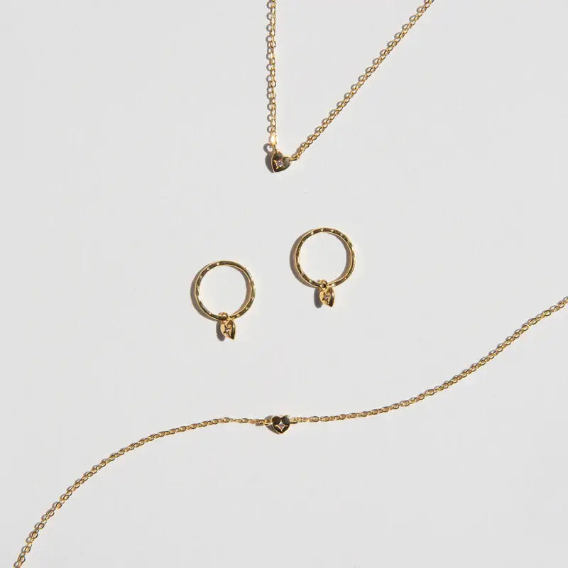 Mini Heart Hoops Saint Valentine