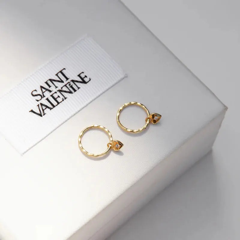 Mini Heart Hoops Saint Valentine