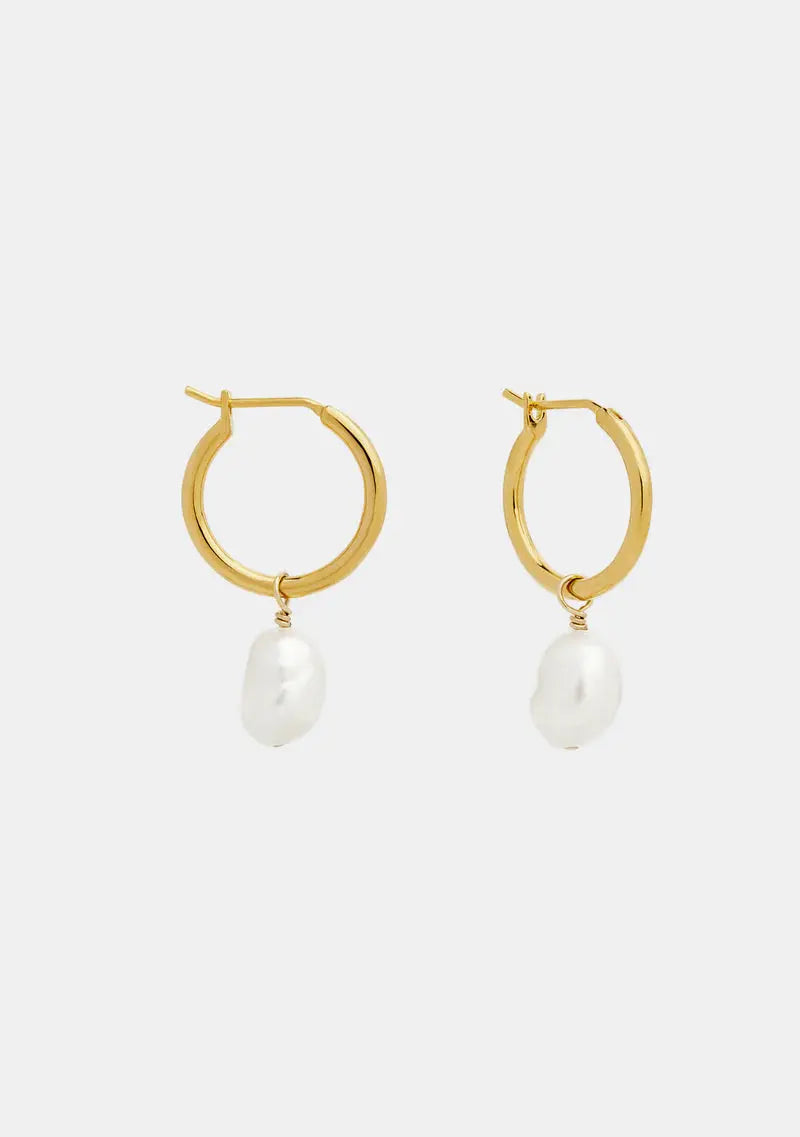 Mini Keshi Pearl Hoops Saint Valentine