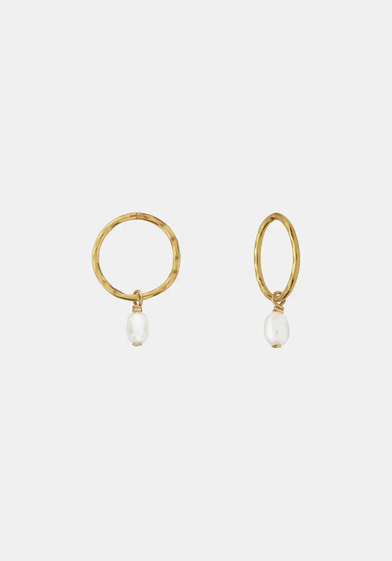 Mini Pearl Hoops Saint Valentine