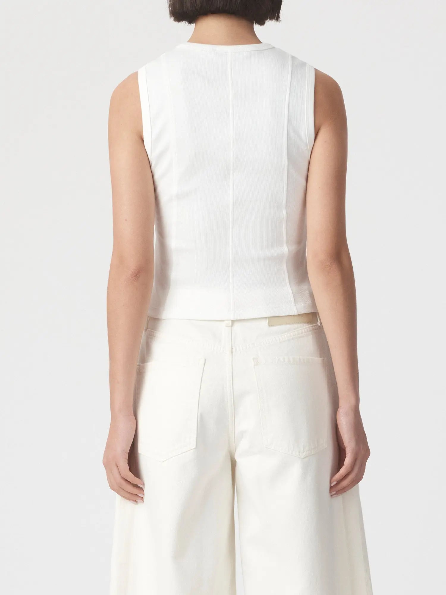 Panelled Rib Tank Nobody Denim
