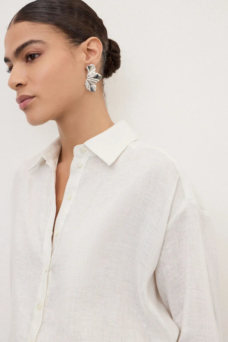 Linen / Lurex Shirt