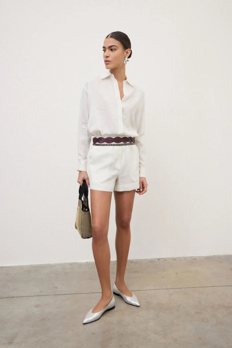 Linen / Lurex Shirt