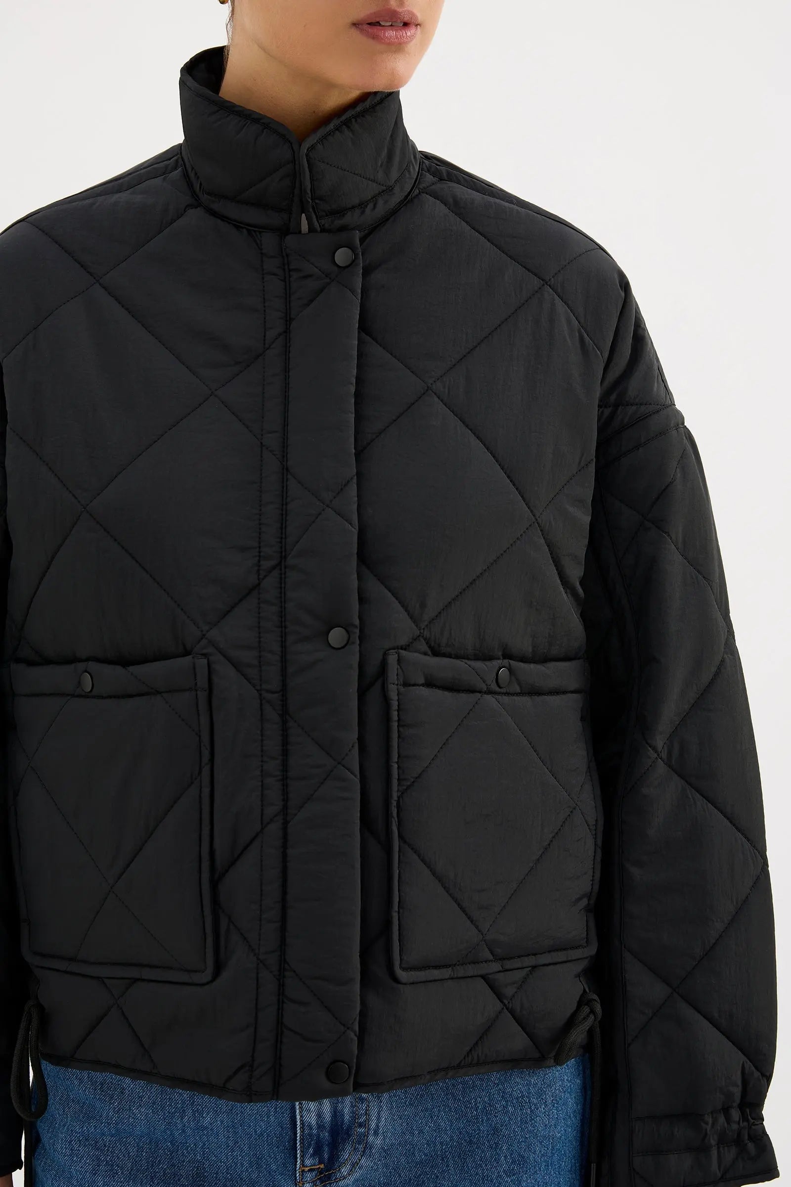 Sloane Puffer Jacket Nude Lucy