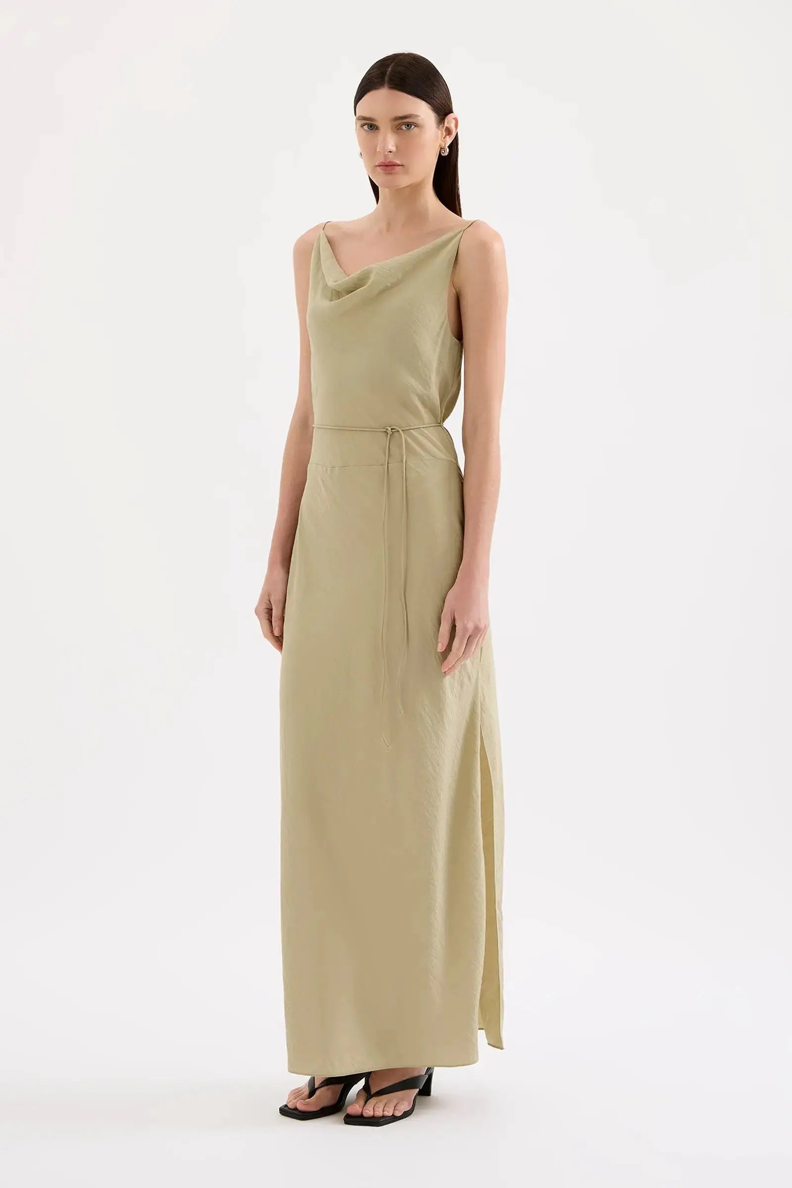 Elio Maxi Dress Nude Lucy