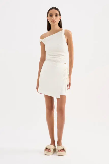 Beckett Mini Skirt Nude Lucy