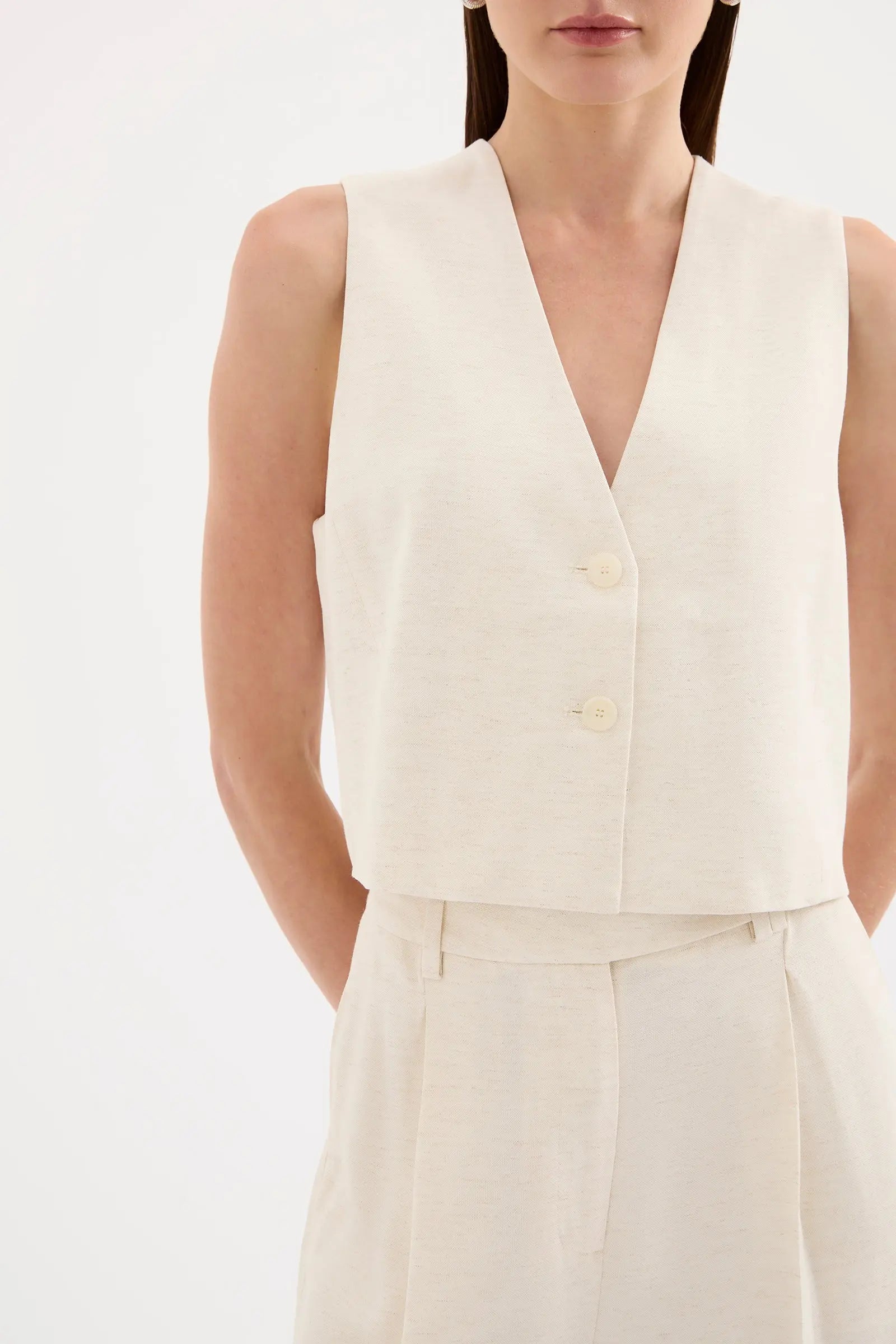 Alfie Vest Nude Lucy