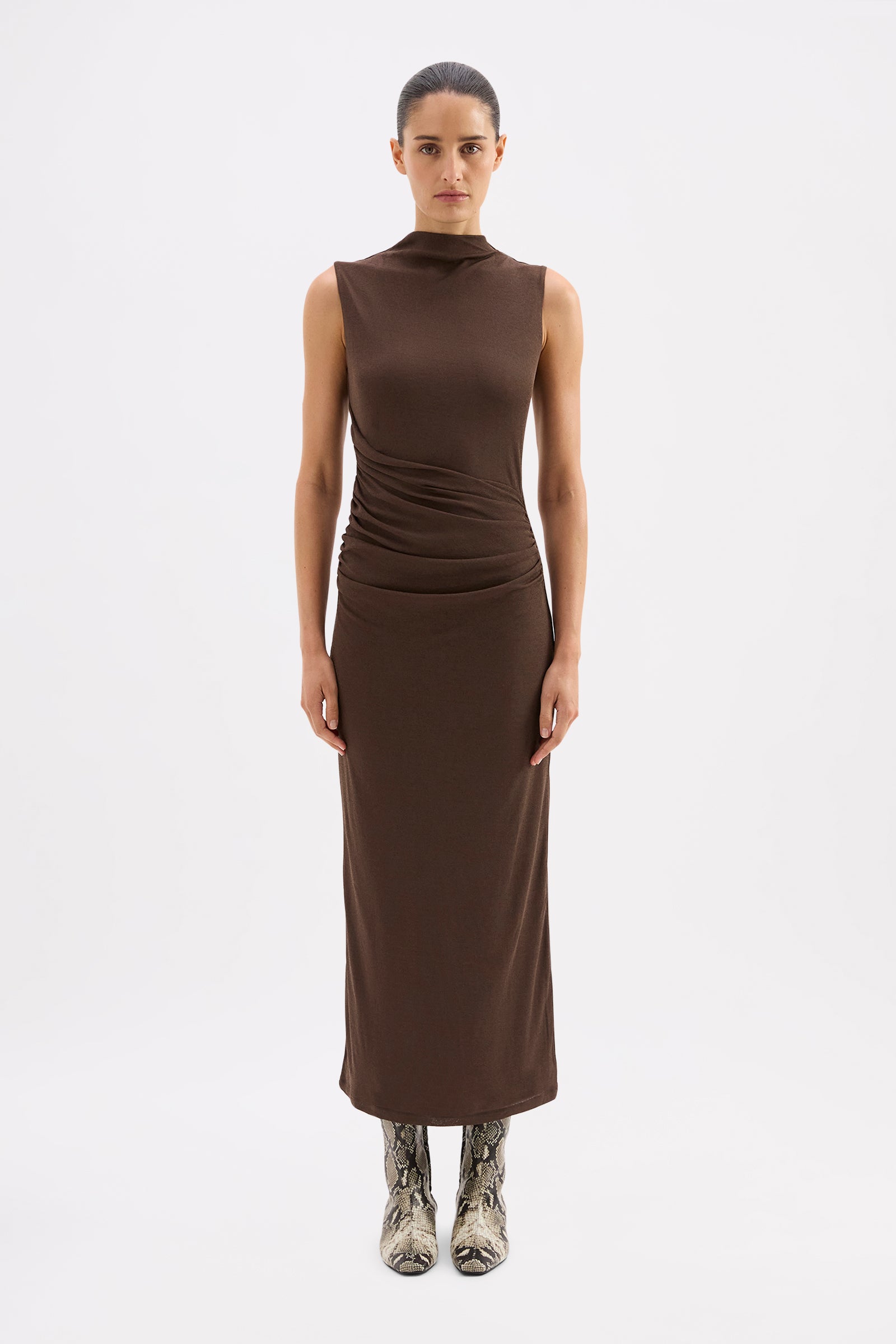 Sara Mesh Maxi Dress