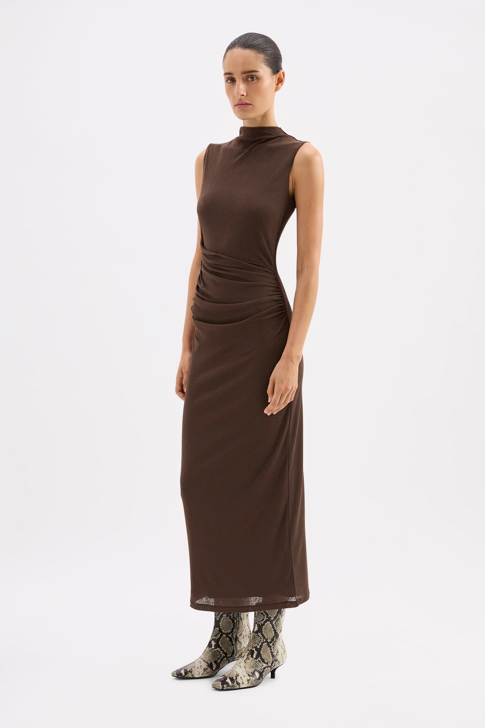 Sara Mesh Maxi Dress