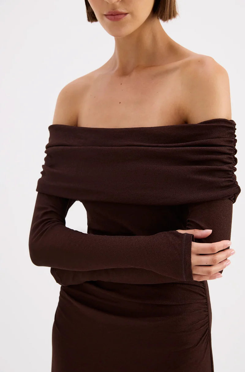 Rue Mesh LS Dress