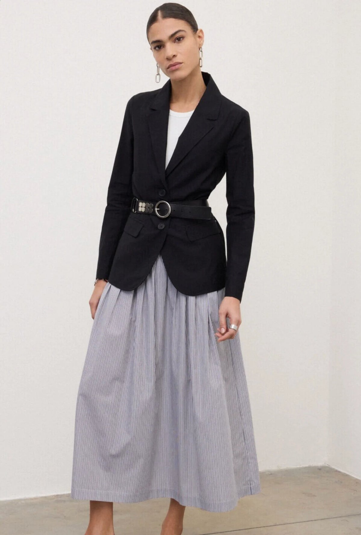 Long Pleat Skirt