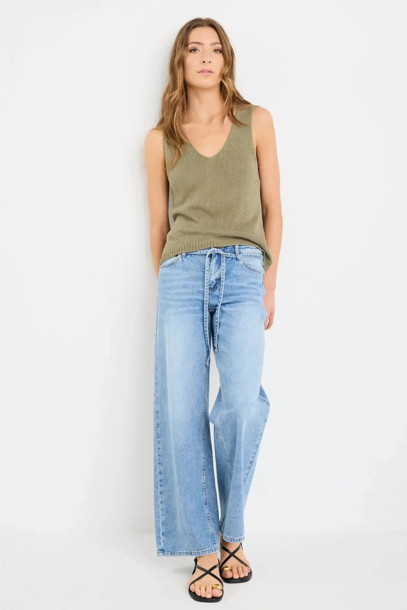 Settler V Neck Sleeveless Knit Top Stories Be Told